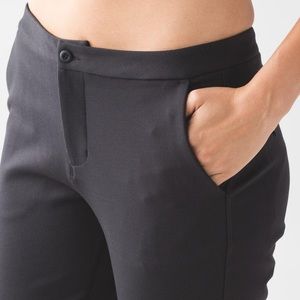 Lululemon city trek trouser ponte black size 2